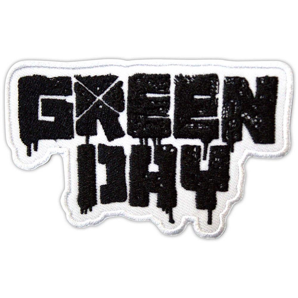 Green Day - 21st Century Breakdown B&W Logo Patch - Weiß/Schwarz